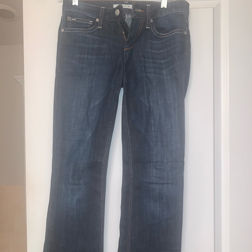 Joes medium wash boot cut jeans